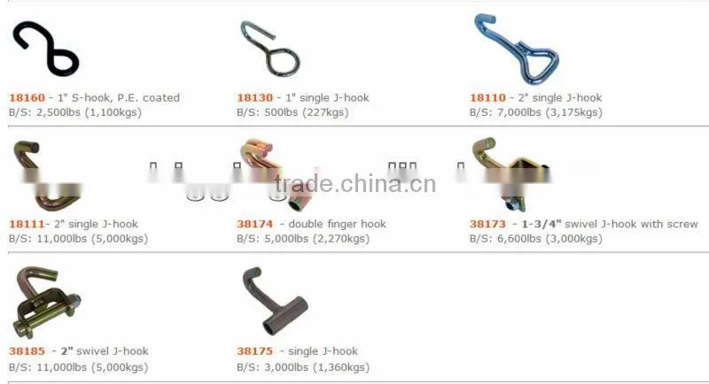 Swivel J Hook with Screw