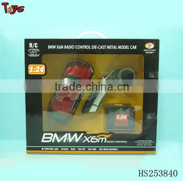 1:24 Super alloy remote control car rc diecast car