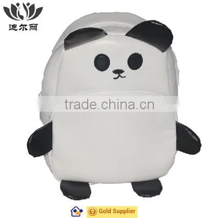 PU backpacks school with animals