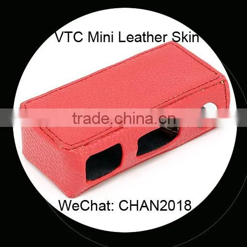 factory origin E-VIC VTC MINI mod leather Skin Antislide mod box Sleeve with five color choice