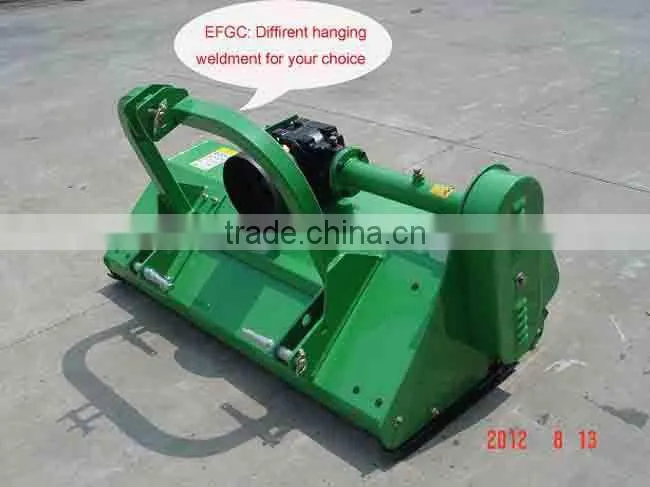 tractor hydraulic verge flail mower with hammer blade
