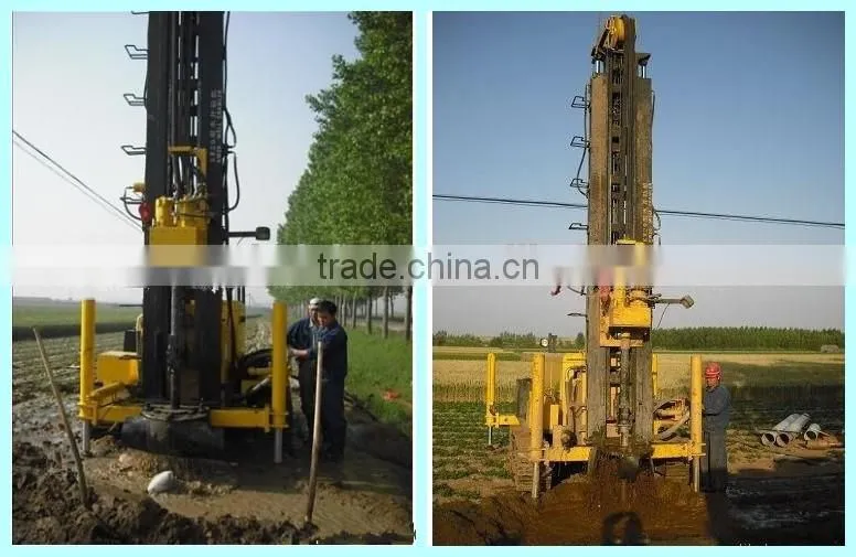 2015 Borehole drilling machine for 200m,small portable used water well drilling machine for sale,