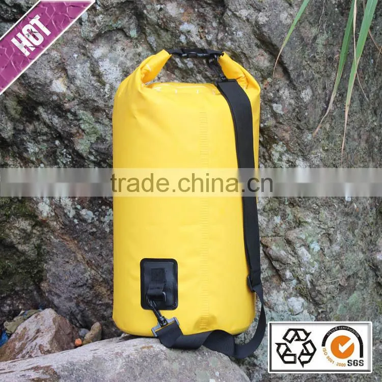 Wholesale hot selling waterproof bag 20l for outdoor camping flaoting waterproof bag free samples