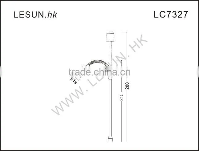 1W cabinet led mini spot light/led jewelry light LC7327
