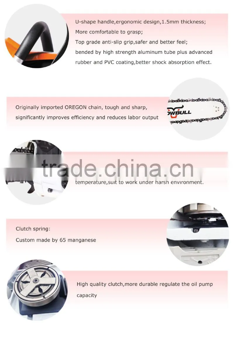 best chain saw machine price for big power petrol chain saw
