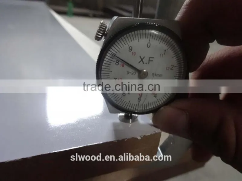 1220*2440*19mm white color melamine MDF