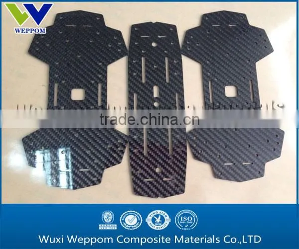 Carbon fiber RC helicopter parts