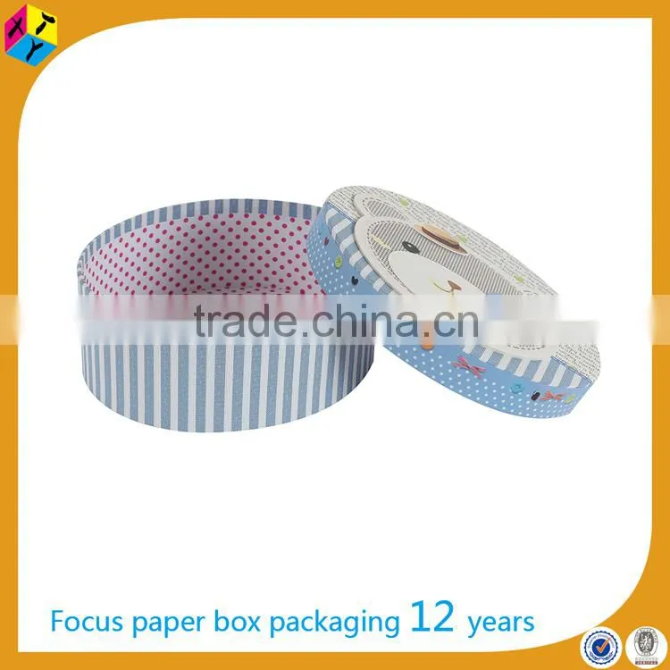 high quality custom paper cardboard hat box cake