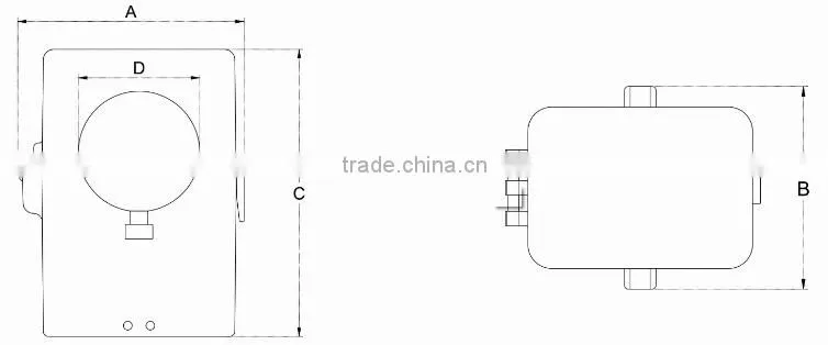 FP-35 input 400a ac plastic clamp split core current transducer