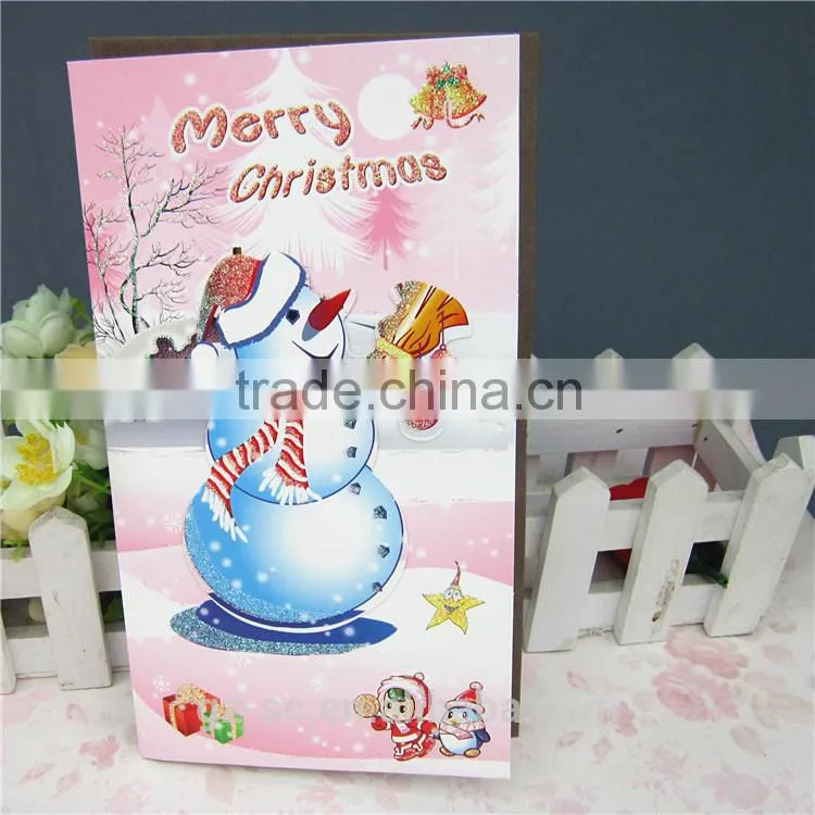 Nice custom handmade chrismas greeting cards