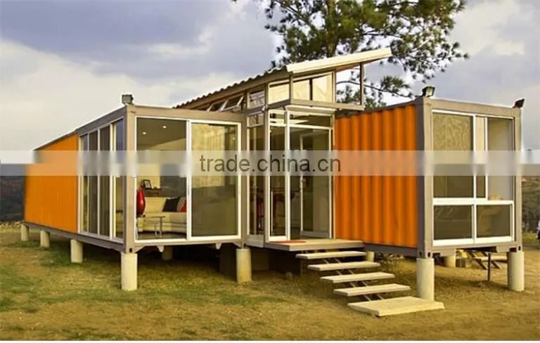 2016 China Hot Selling Home Designs Container Homes Mobile Luxury Prefab Container Houses