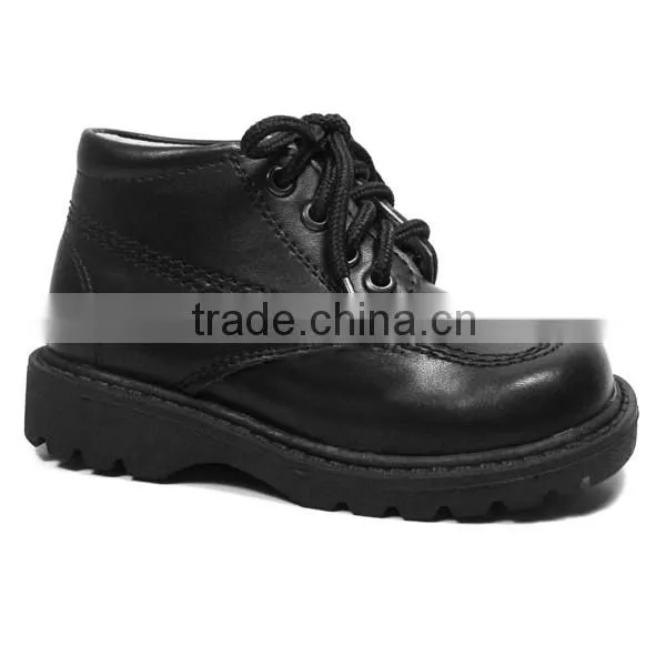 Choozii 8B010K Teenage Boys Lace-up Middle Ankle School Shoes with TPR Sole