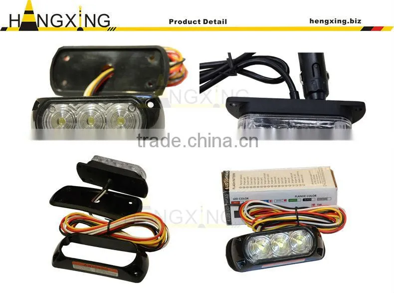 SL02 3 led clear strobe leds