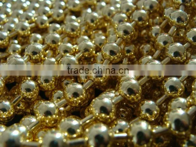 gold black bead chains