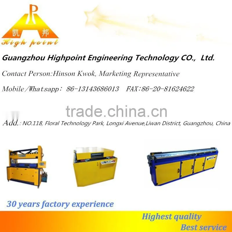 Guangzhou High Point global automation vacuum coating machine vacuum forming machine made in china