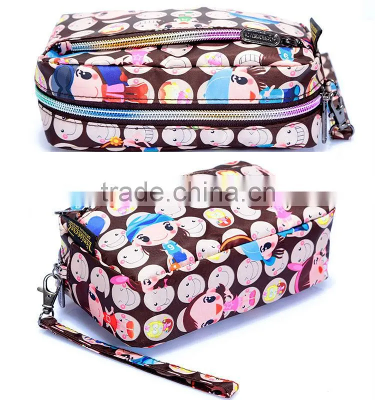 2015 New design travel nylon luxury lady purses and wallets