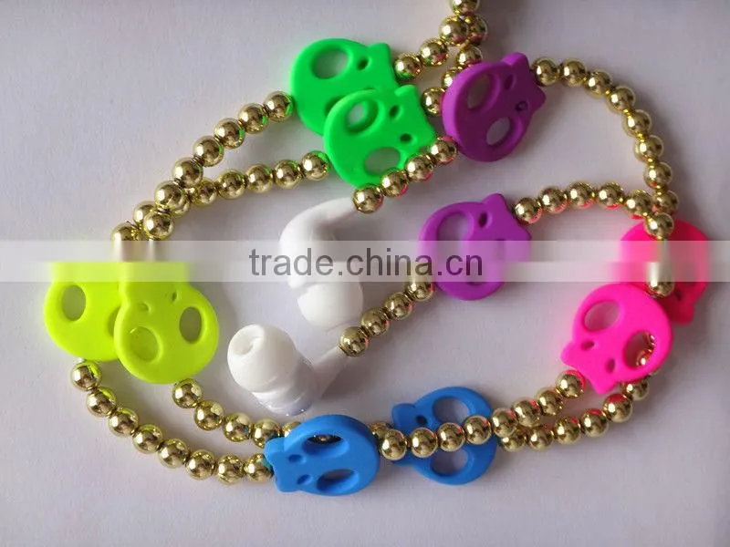 Necklace earphone for women/girls from factory in China