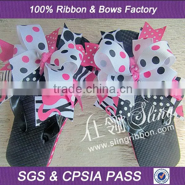 Wholesale Fashion Ribbon Bows For Footwear