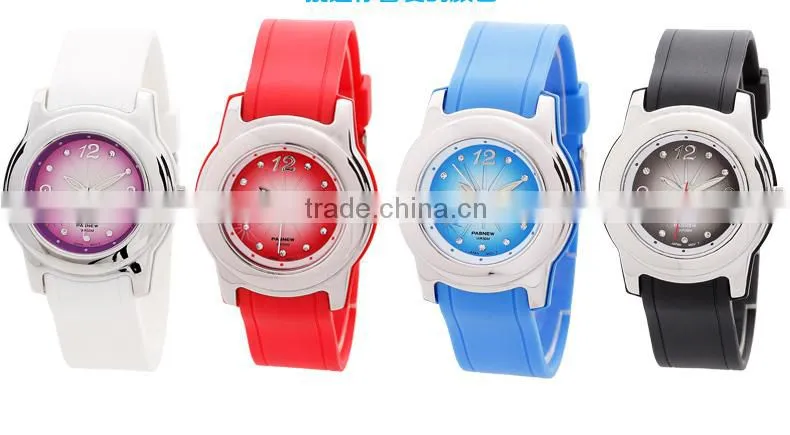 New fashion high quality cheap silicone band unque unsexied women watches for gift