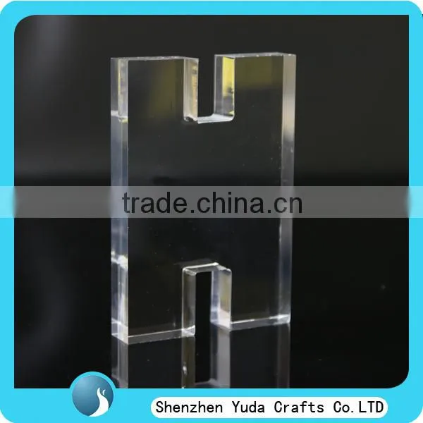 engraved transparent acrylic signs for advertising, crystal laser cut out shapes manufacture