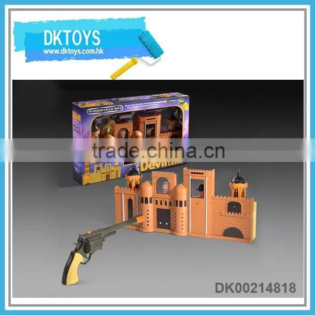 BO infrared toy gun with castle BO shooting game