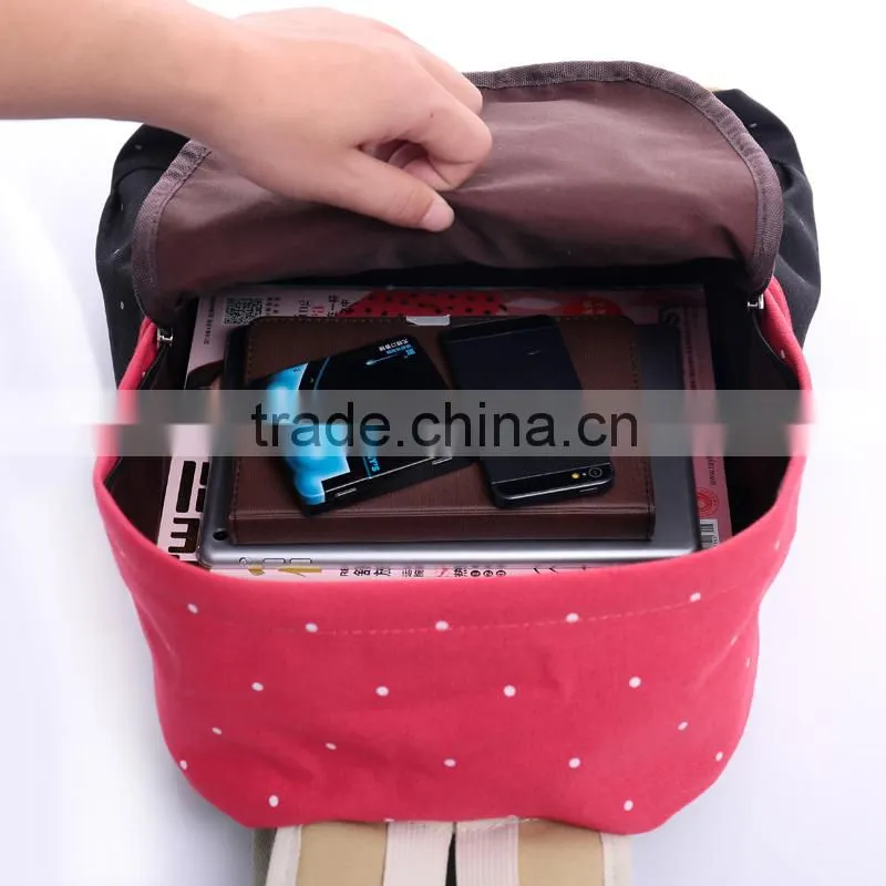 Funny Canvas School Backpack Wholesale Backpack