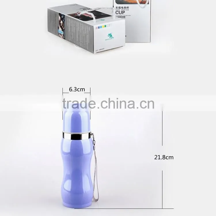 12V Auto Car Metal Electric Heated Water Boiling used Thermos Mug Cup