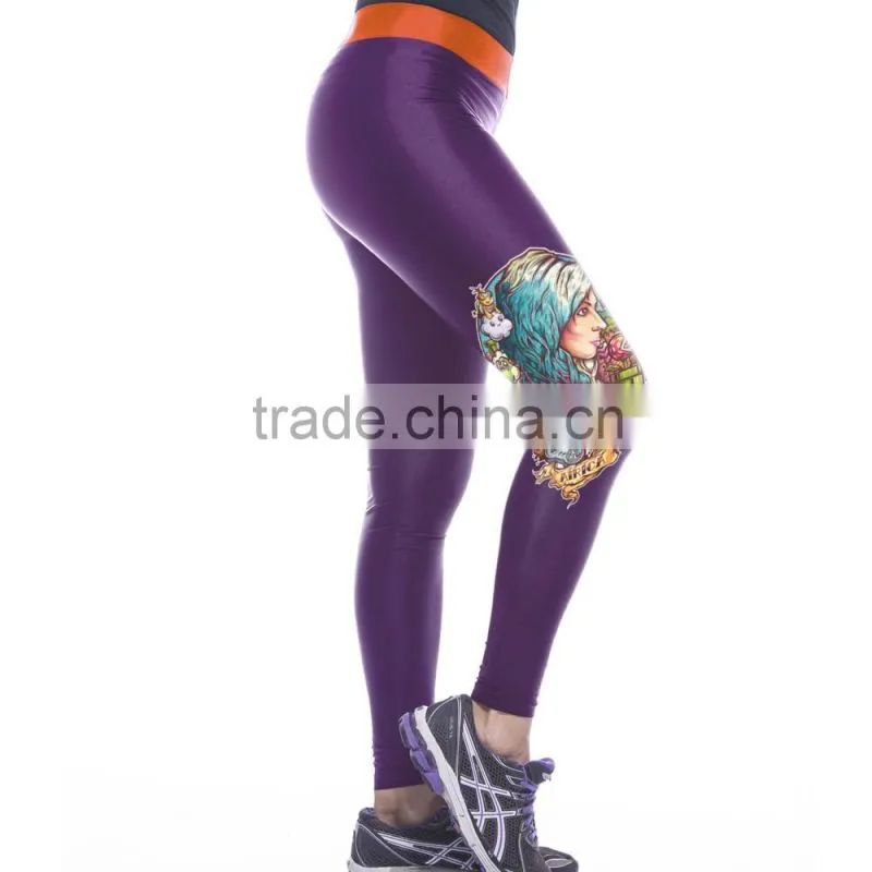 Latest New Women Digital Print Leggings Yoga Leggings N30-24