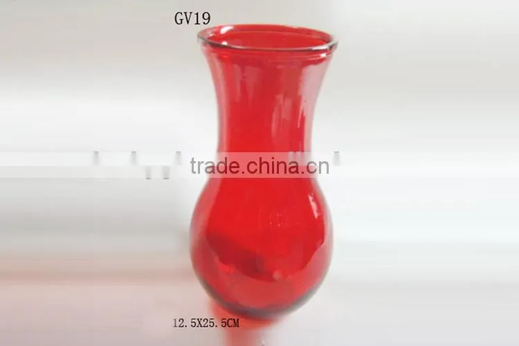 red glass vases for wedding centerpieces