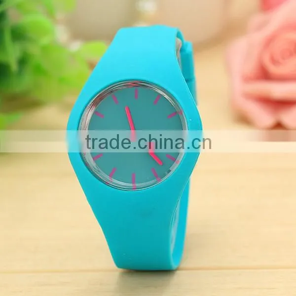 Custom Design Fashion Fruit Color Silicone Watch