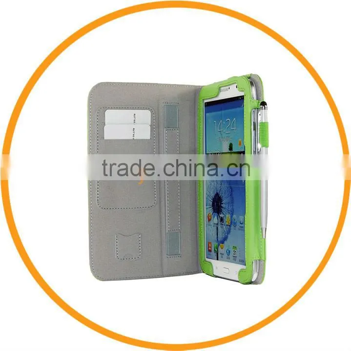 PU Leather Cover for Samsung Galaxy Note 8.0 N5100 with Stylus Holder Hand Strap Green from Dailyetech