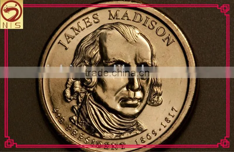 promotional rare silver and gold souvenir custom coin