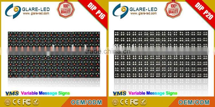 message board p20 outdoor single color traffic led sign Wholesale price LED Display