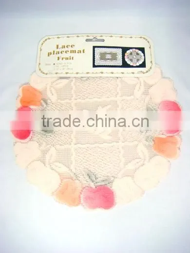 2pcs -High Quality Flower Lace Placemat For One Dollar Item, Hot Selling