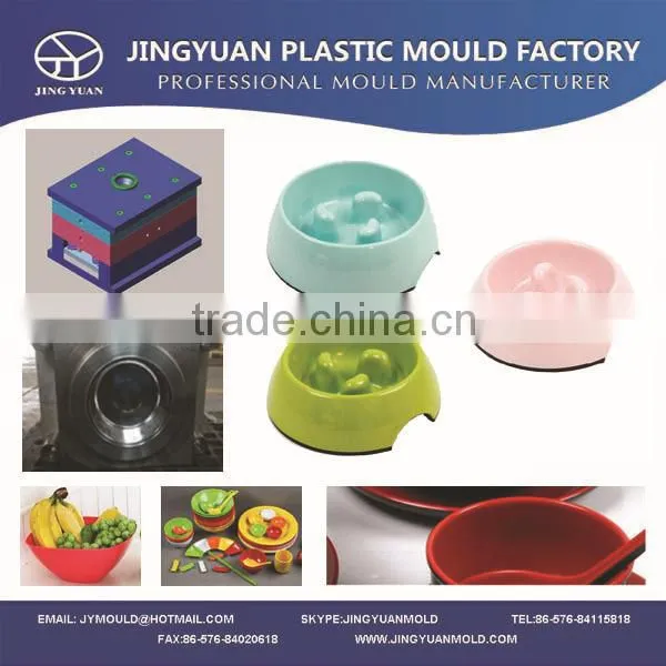 China OEM factory cheap plastic pet bowl mould manufacturer / Plastic injection dog bowl mold/Plastic cat bowl mould supplier