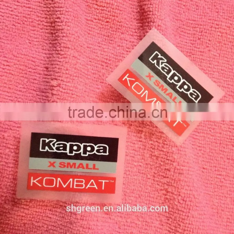 Wholesale iron on transfer labels,heat transfer label in garment label