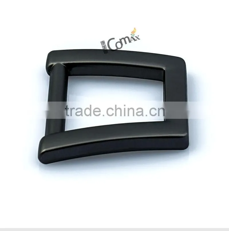 Design fashion matte gunmetal trapezoidal lock metal bag buckle