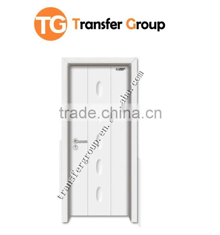 2016 latest interior pvc coated wood door design