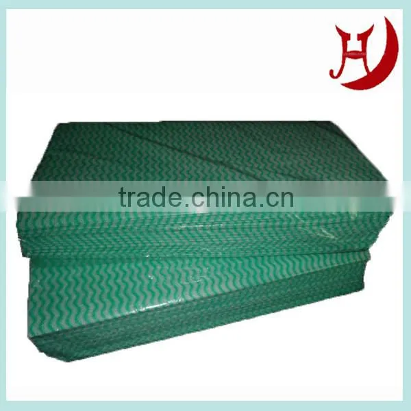 Spunlace nonwoven industrial dust cloth