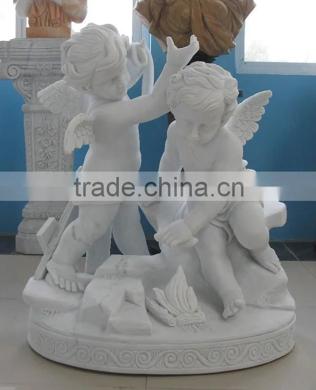 Marble Hand Carving Angel Sculpture