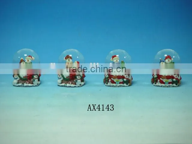 Christmas Decoration Resin globe glass snow globe crafts