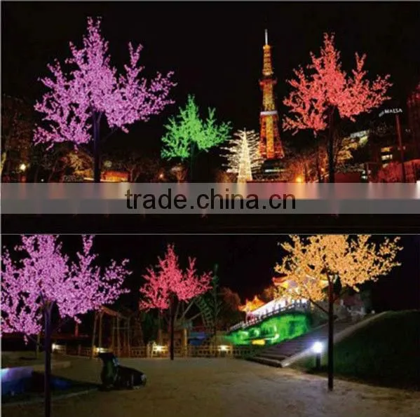Miniature christmas tree light artificial plant and trees flower light christmas tree