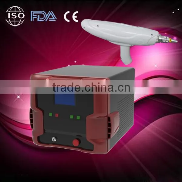 Portable effective removal tattoo equipment q-switched tattoo removal machine