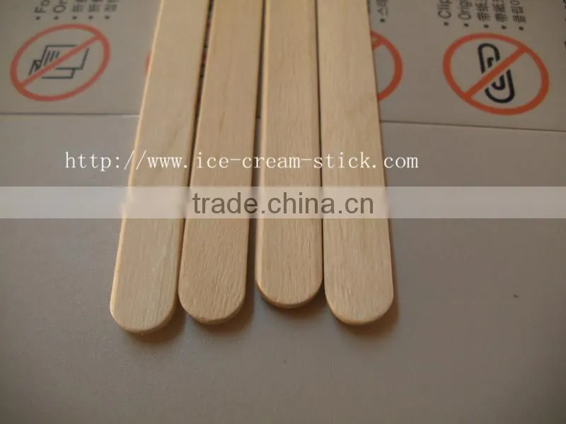 package in carton bichwood straight edges ice cream sticks supplier