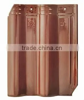 glazed interlocking roof tiles