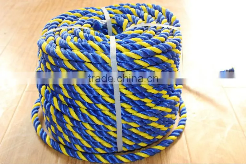 mixed colour pe rope