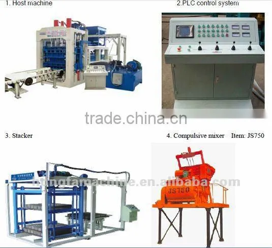 QT4-15C Automatic Insulated foam concrete block machine