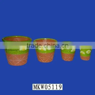 dolomite flower pot