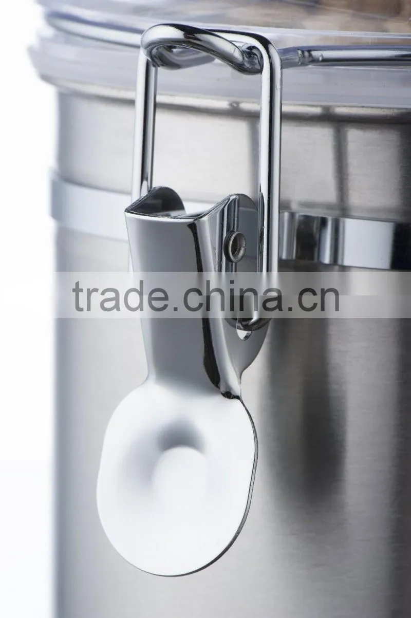 Coffee Canister with Stainless Steel Scoop set