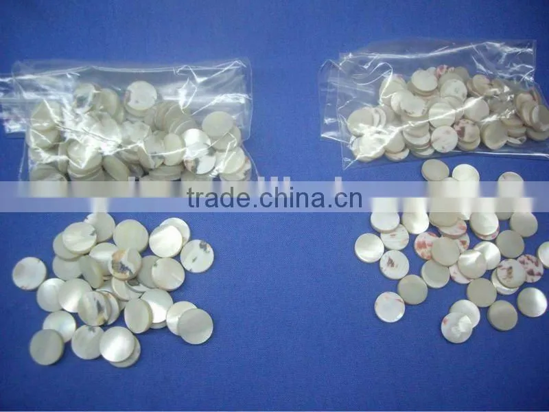 BTN001-freshwater mother of pearl button blanks,shell button blanks, MOP button blanks
